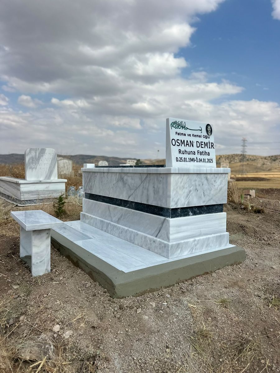 Mermer mezar modeli, gerçek işimiz