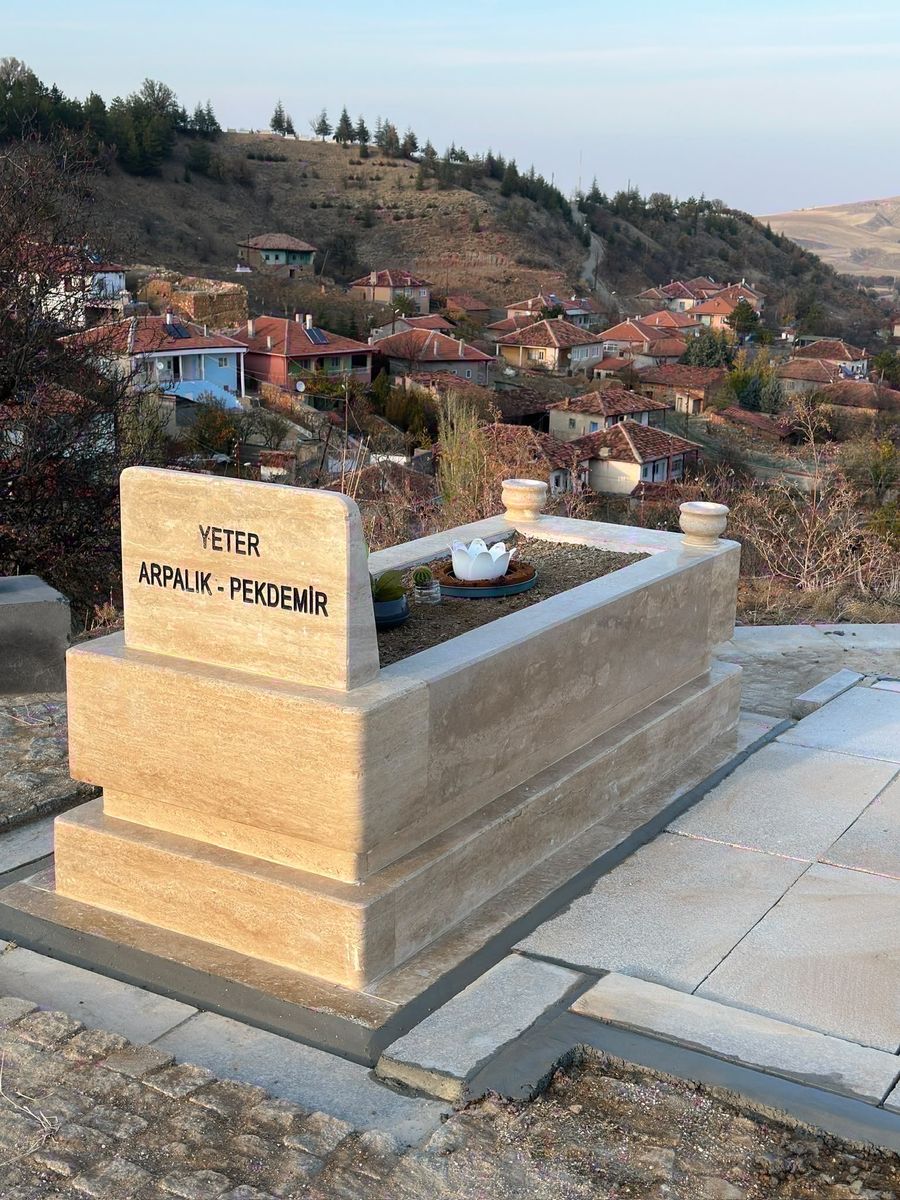 Mermer mezar modeli, gerçek işimiz