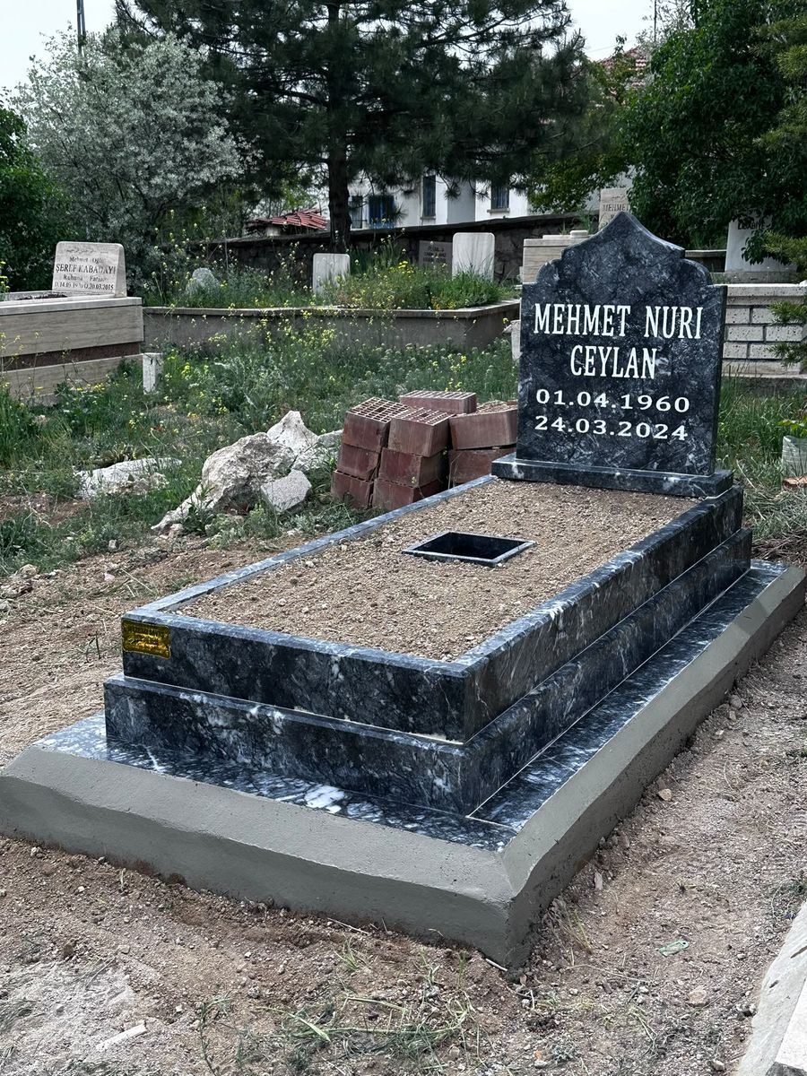 Mermer mezar modeli, gerçek işimiz
