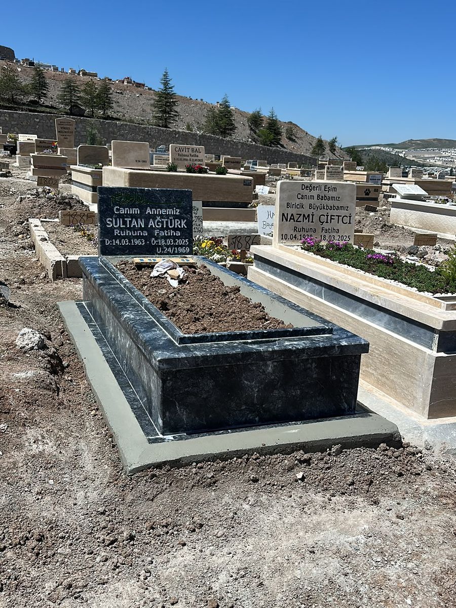 Mermer mezar modeli, gerçek işimiz
