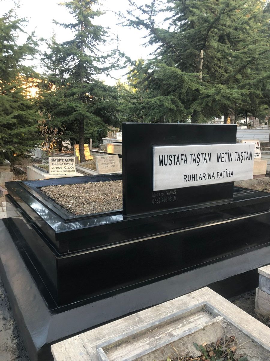 Mermer mezar modeli, gerçek işimiz