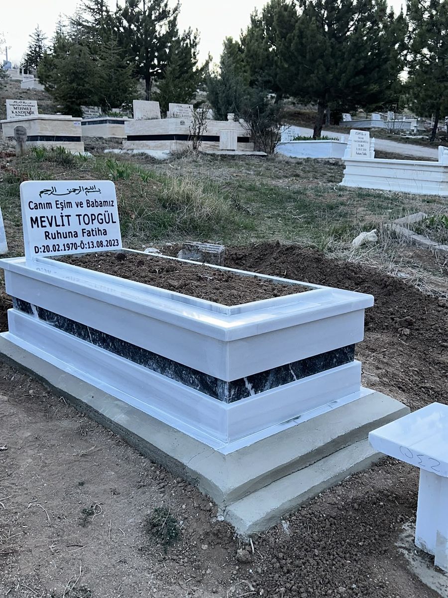 Mermer mezar modeli, gerçek işimiz