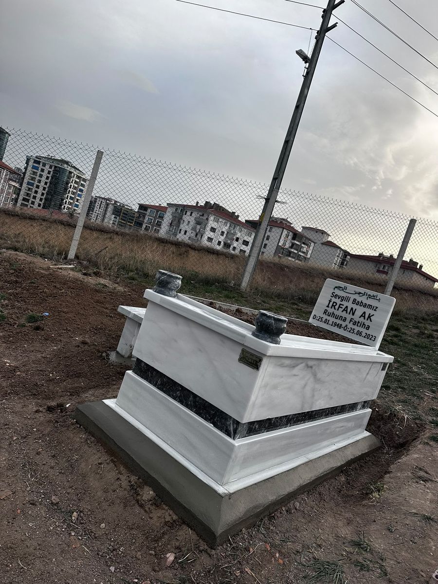 Mermer mezar modeli, gerçek işimiz