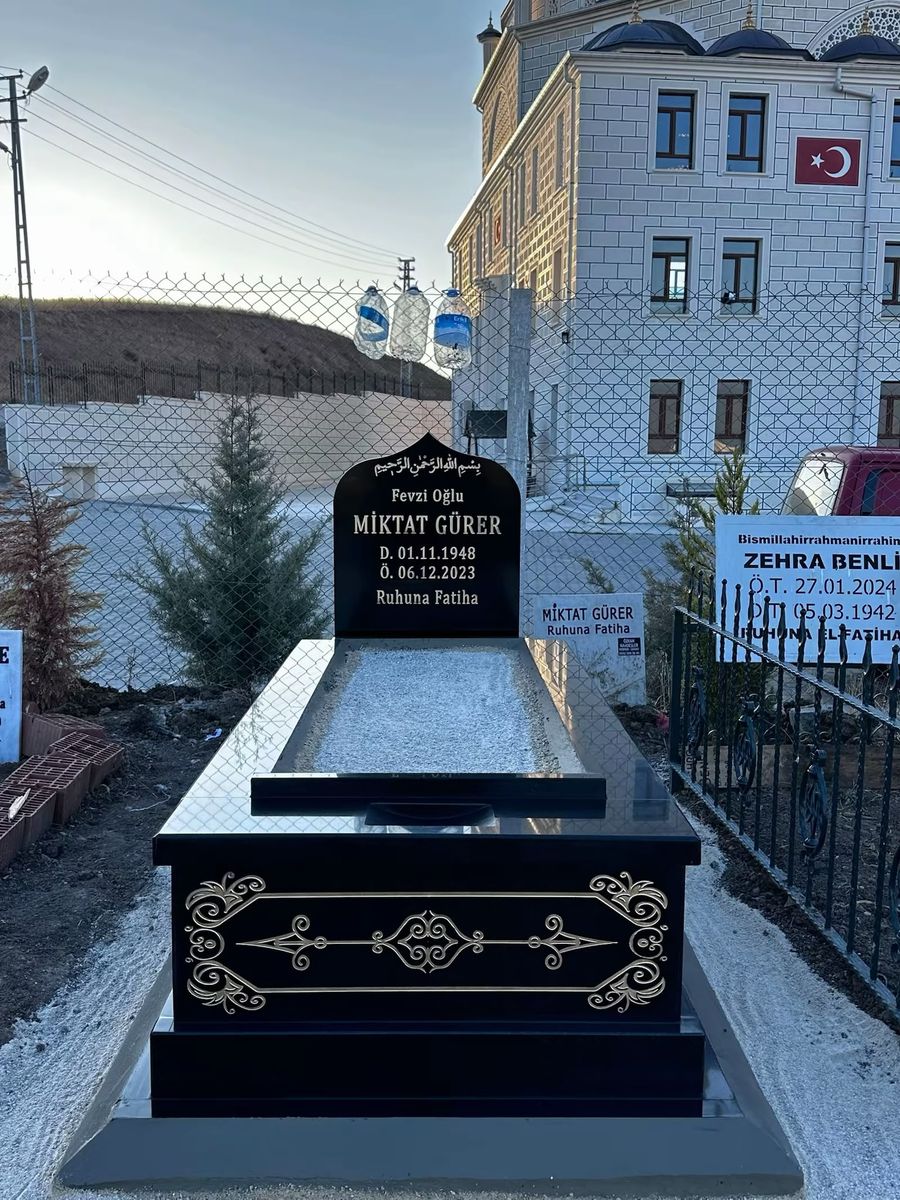Mermer mezar modeli, gerçek işimiz