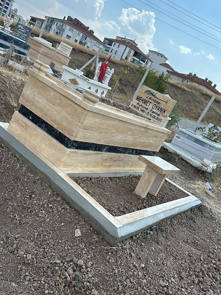 Mermer mezar modeli, gerçek işimiz