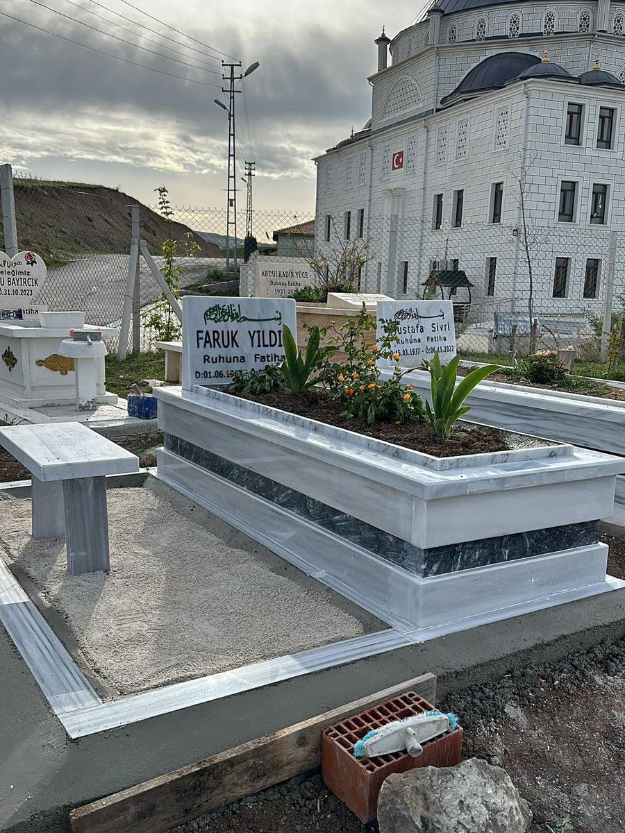 Mermer mezar modeli, gerçek işimiz