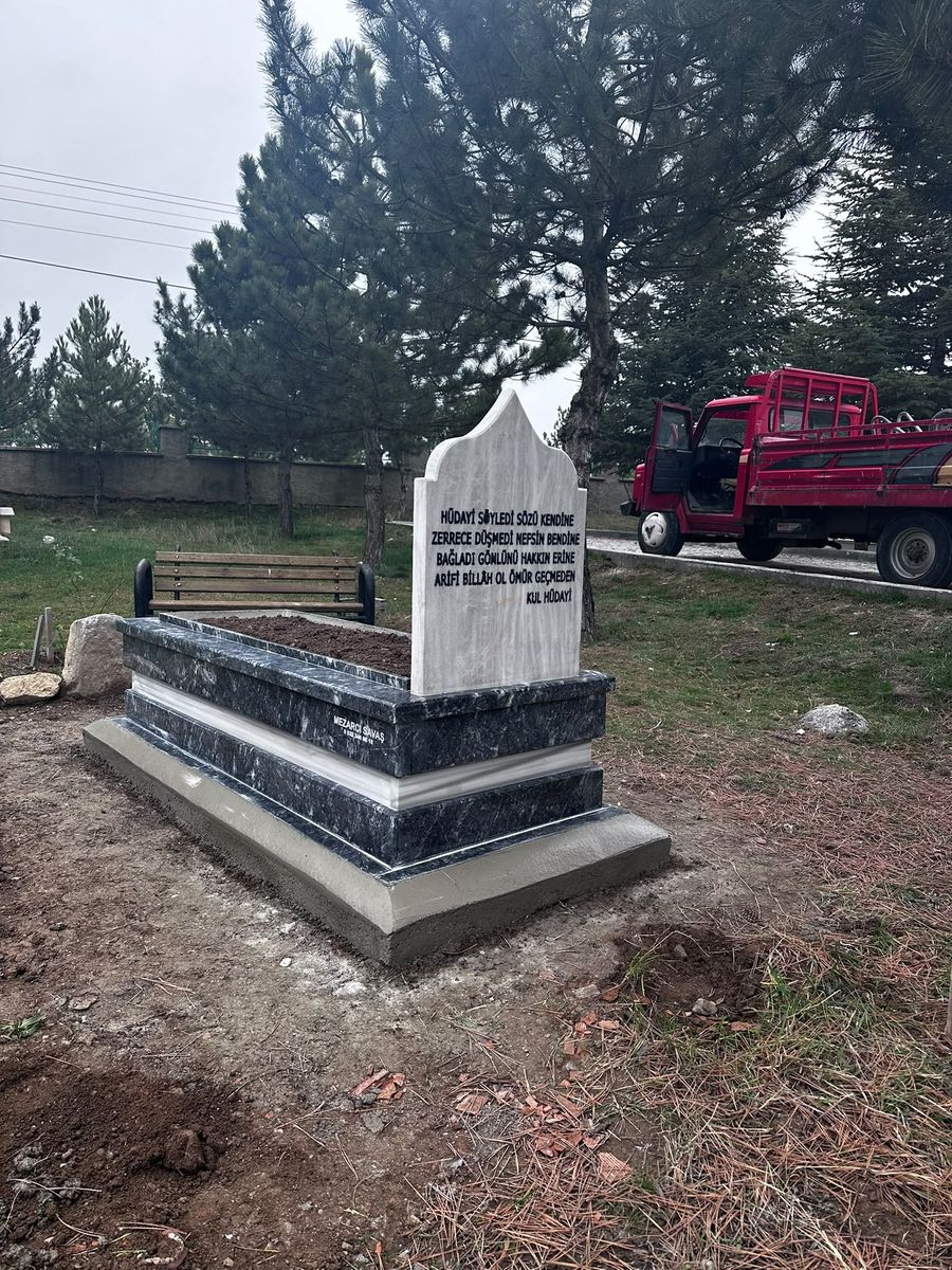Mermer mezar modeli, gerçek işimiz