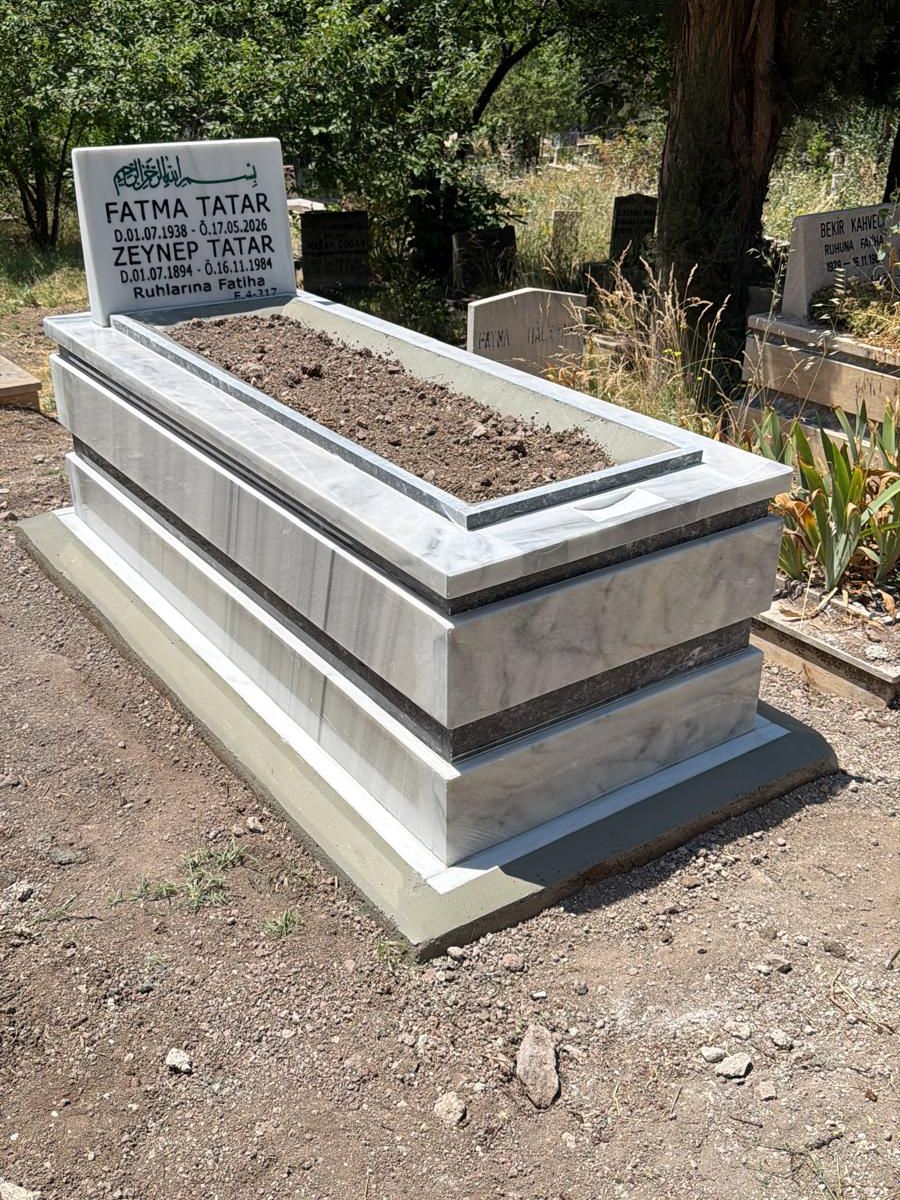 Mermer mezar modeli, gerçek işimiz
