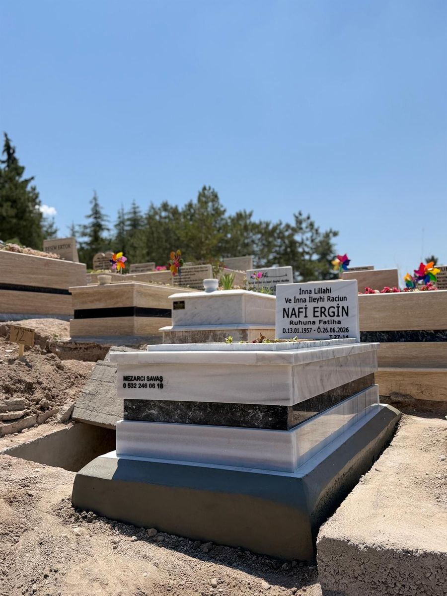 Mermer mezar modeli, gerçek işimiz