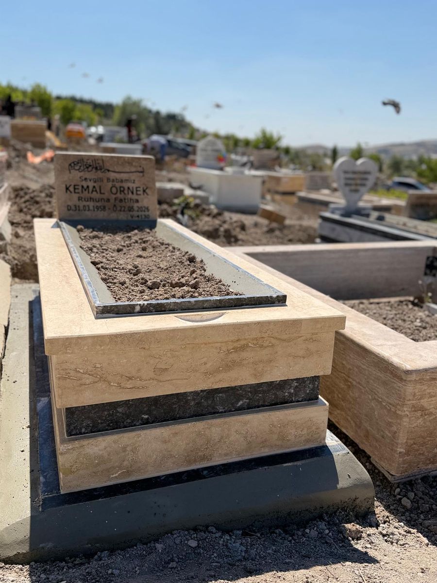 Mermer mezar modeli, gerçek işimiz