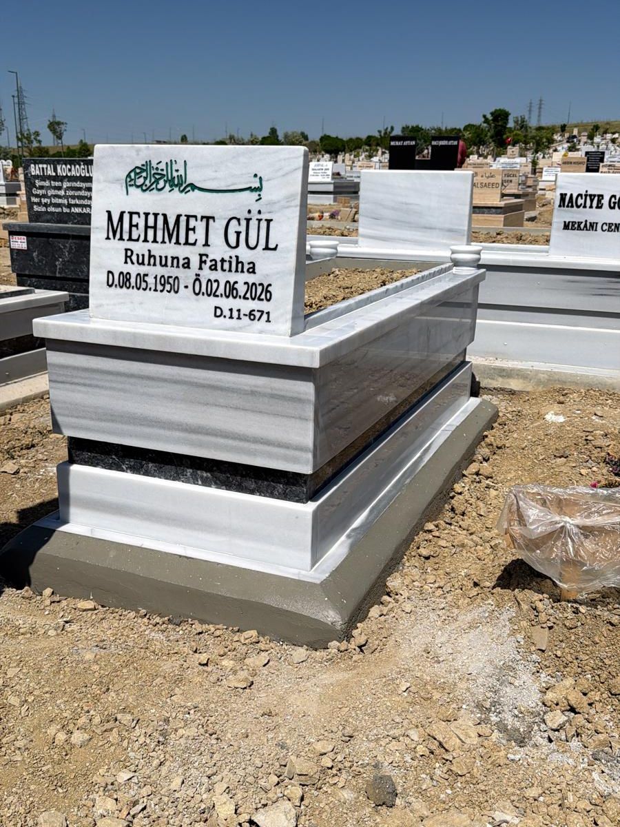Mermer mezar modeli, gerçek işimiz