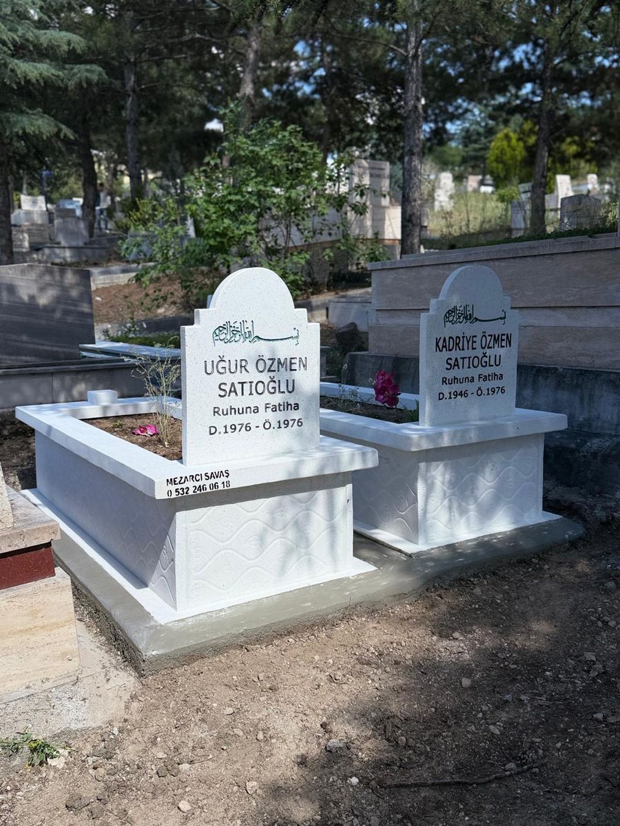 Mermer mezar modeli, gerçek işimiz
