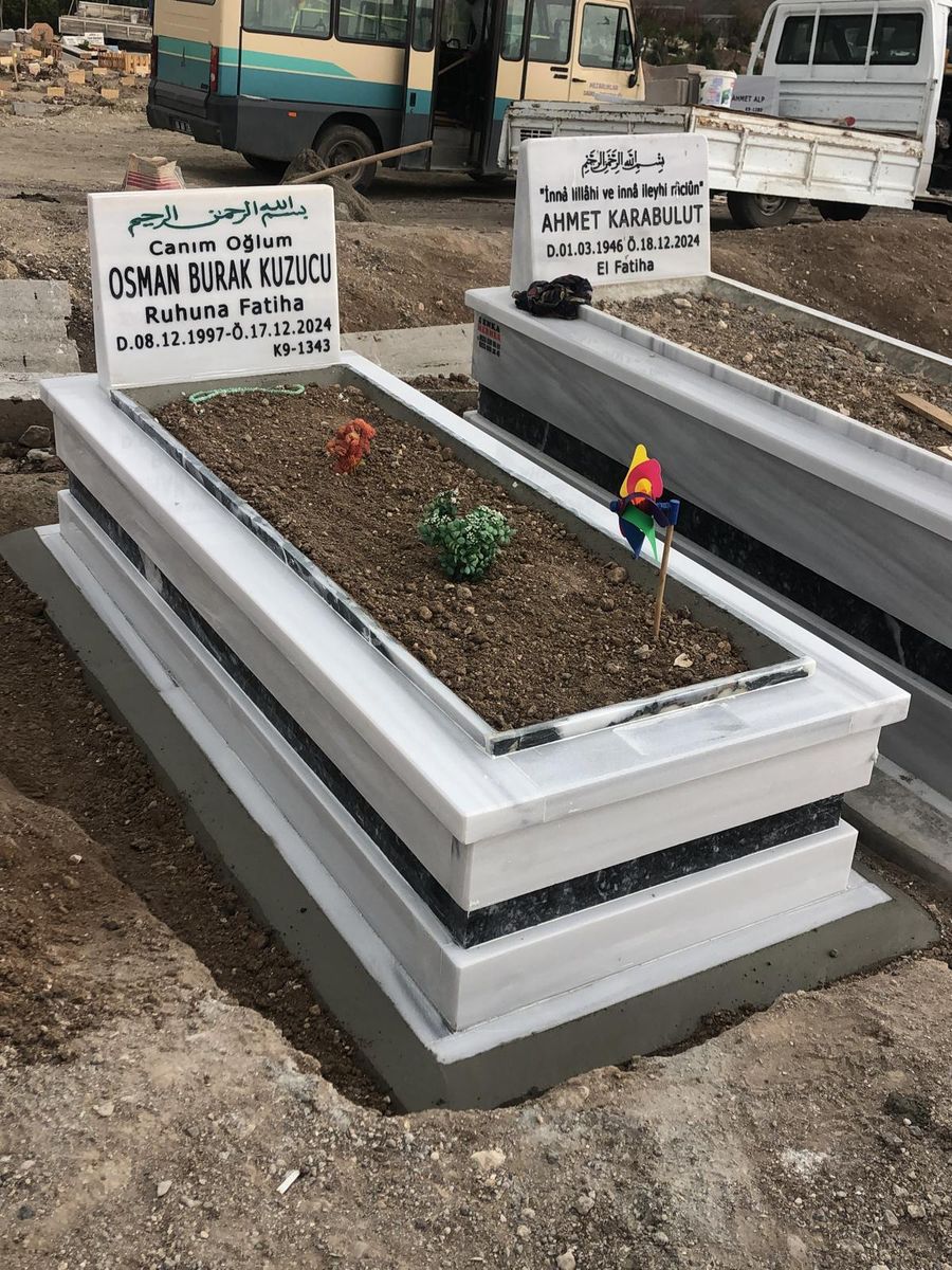 Mermer mezar modeli, gerçek işimiz