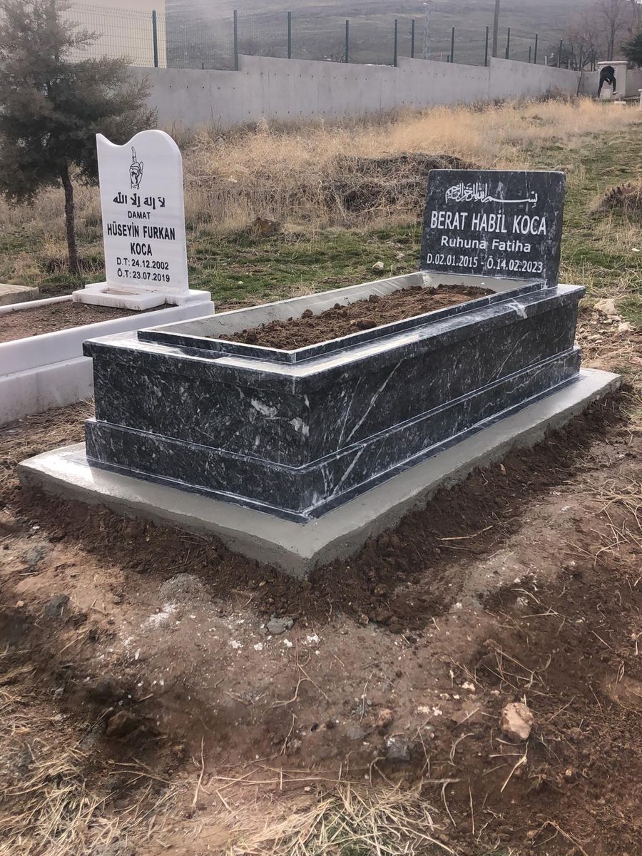 Mermer mezar modeli, gerçek işimiz