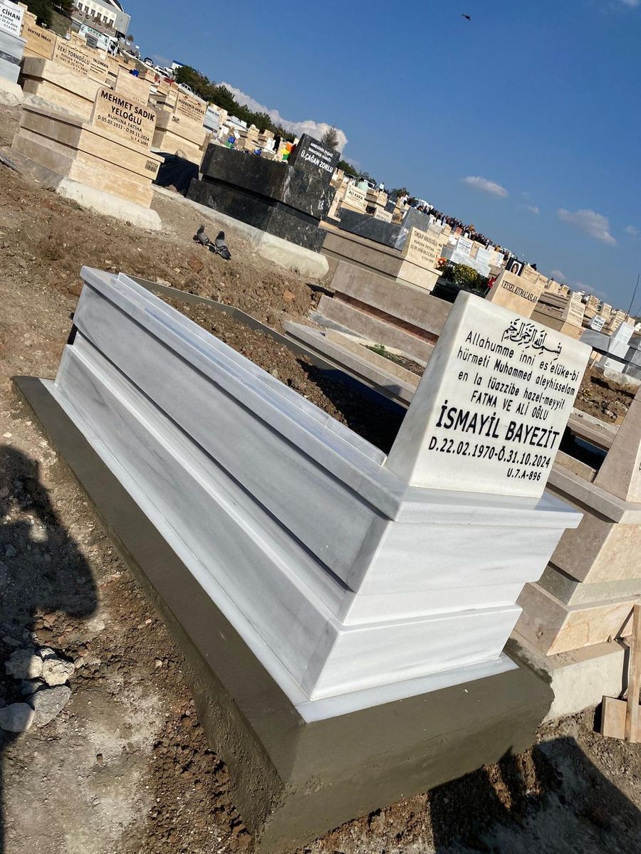 Mermer mezar modeli, gerçek işimiz