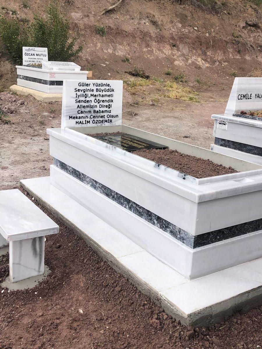 Mermer mezar modeli, gerçek işimiz