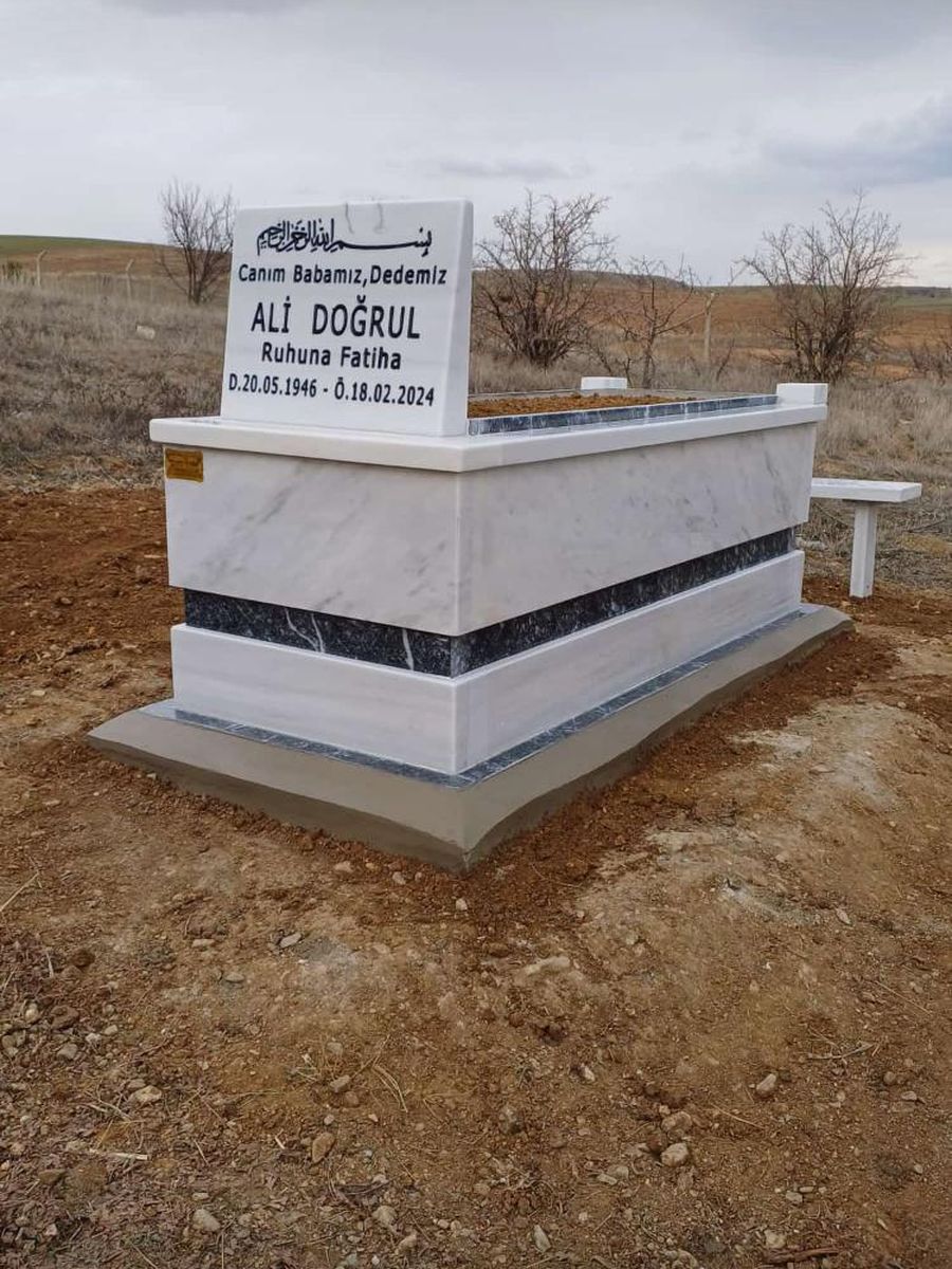 Mermer mezar modeli, gerçek işimiz