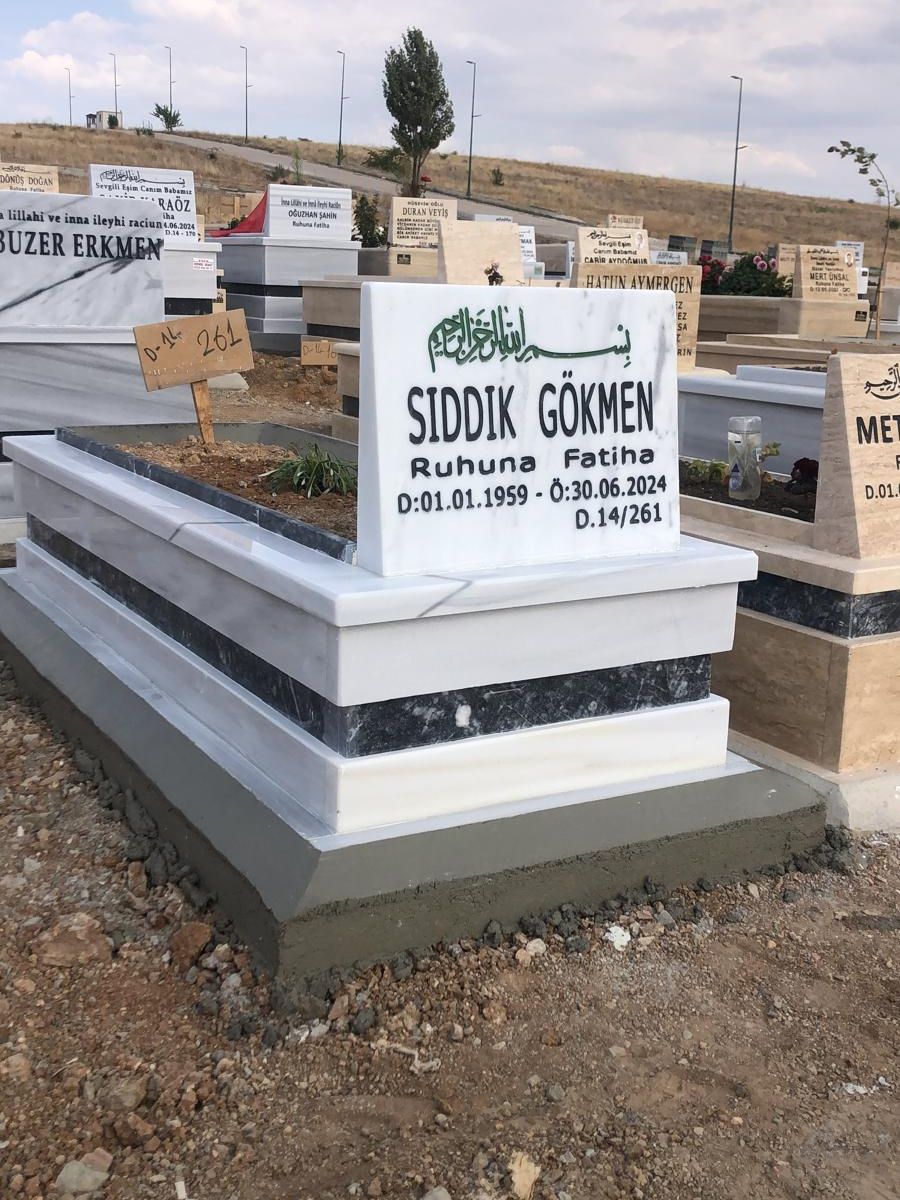 Mermer mezar modeli, gerçek işimiz