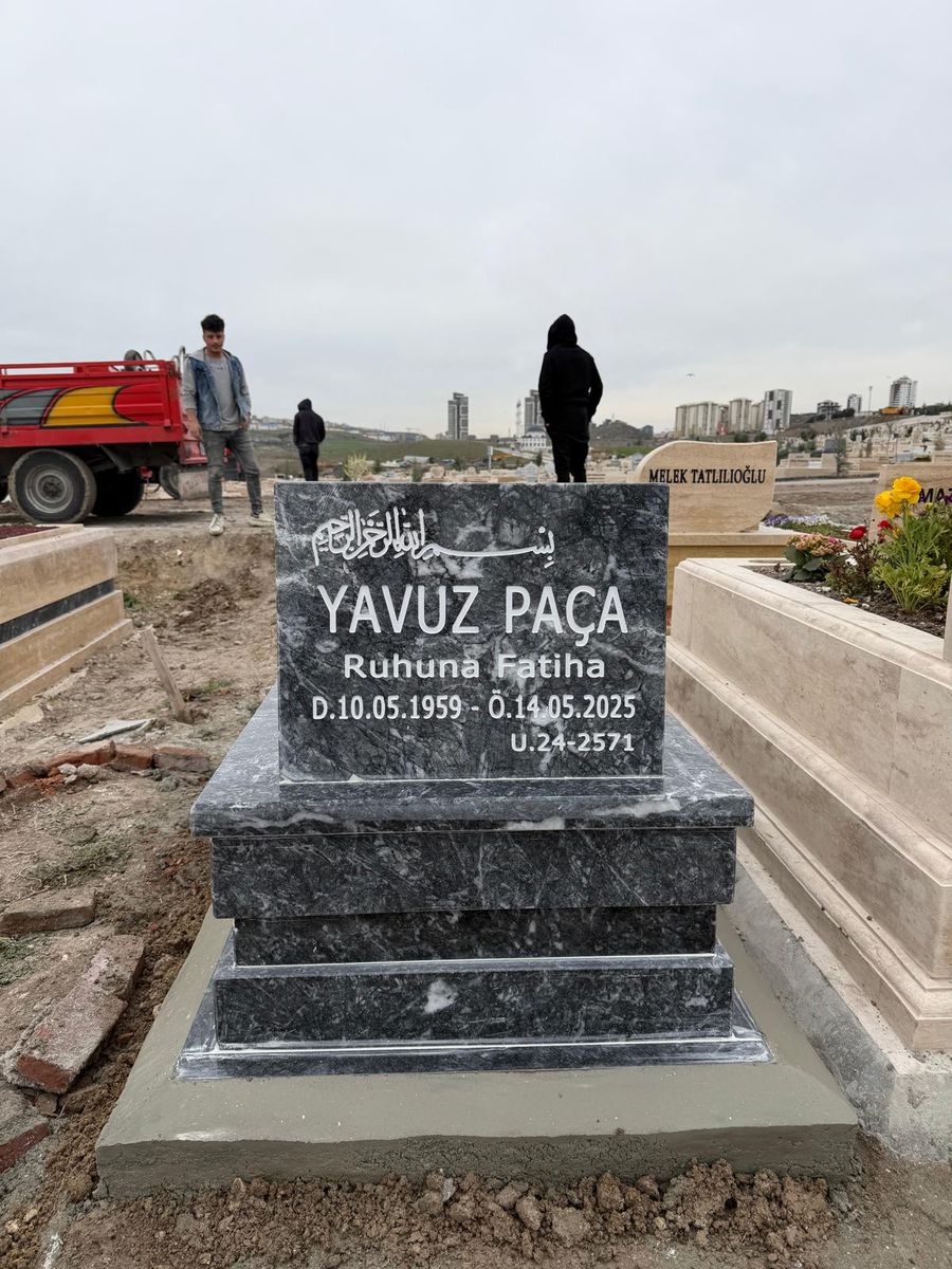 Mermer mezar modeli, gerçek işimiz