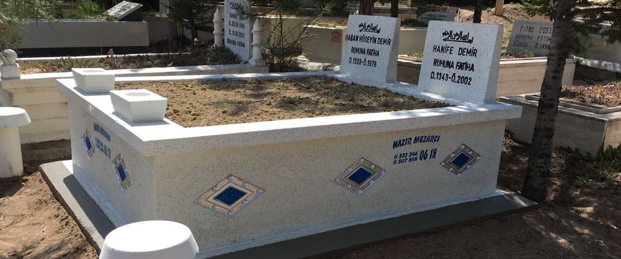 Mozaik mezar modeli, gerçek işimiz